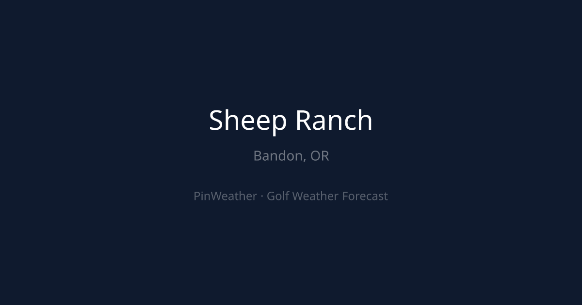 Sheep Ranch Weather Forecast | PinWeather